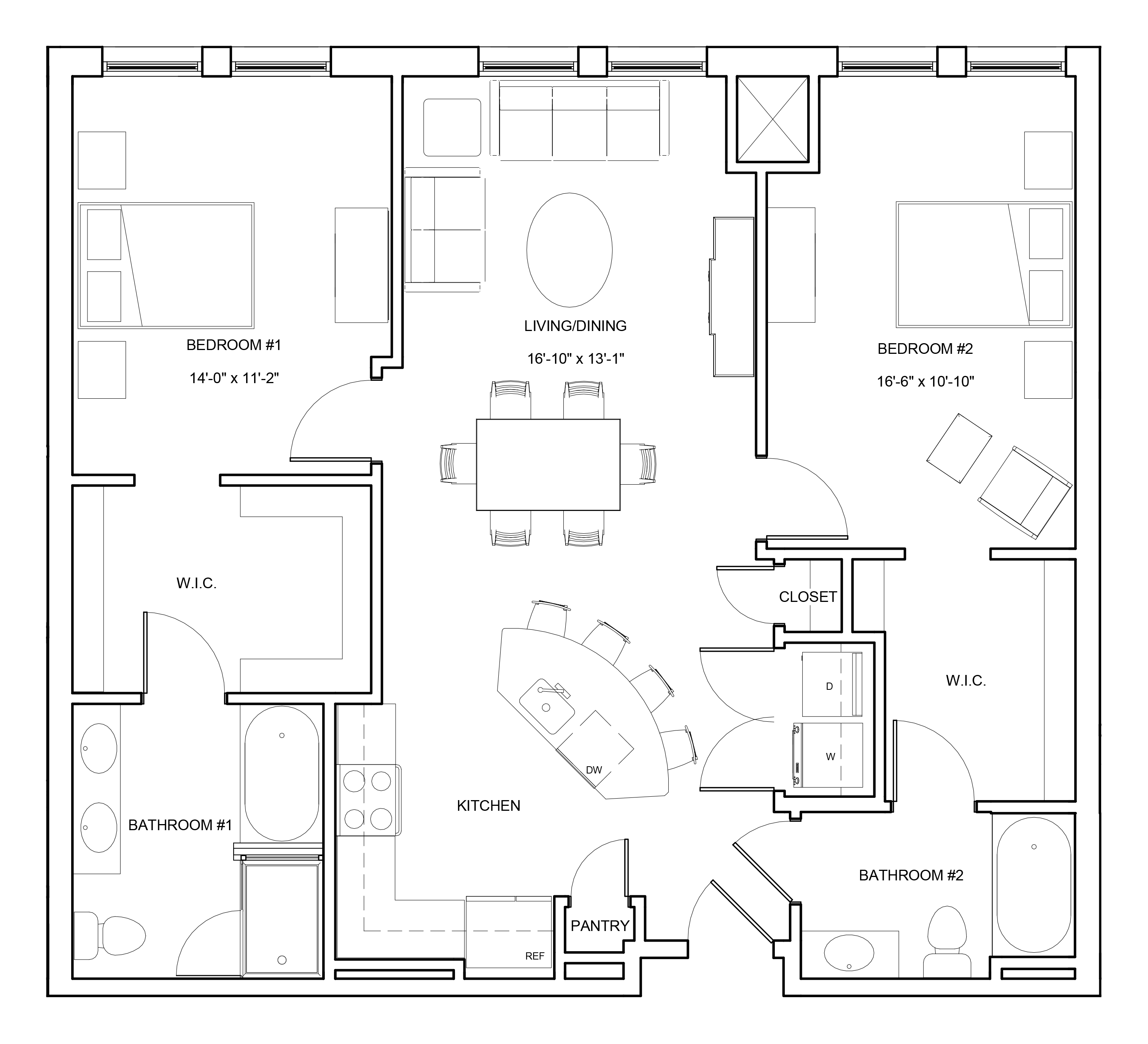 Two-Bedroom