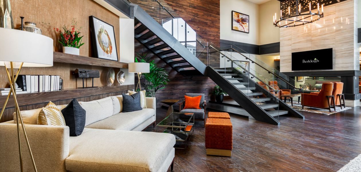 Clubroom Lounge Fireplace View